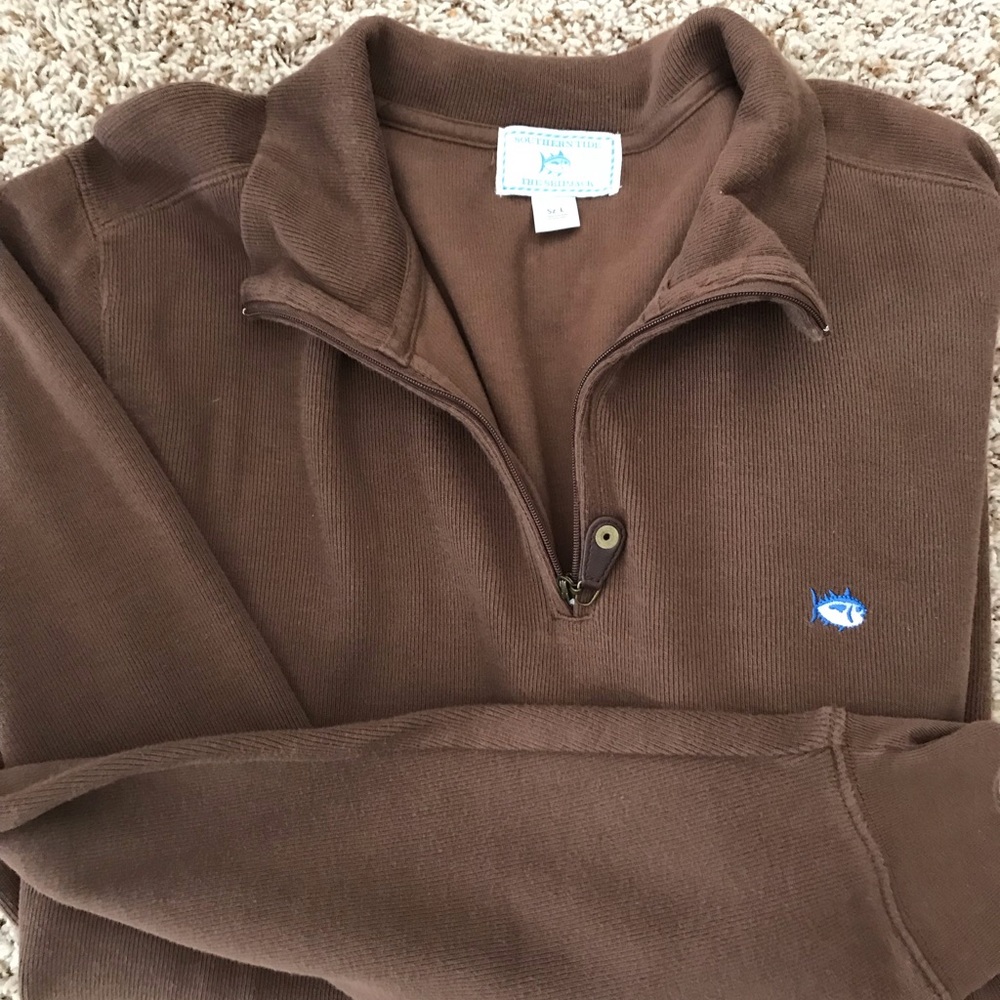 Southern Tide zip sweater